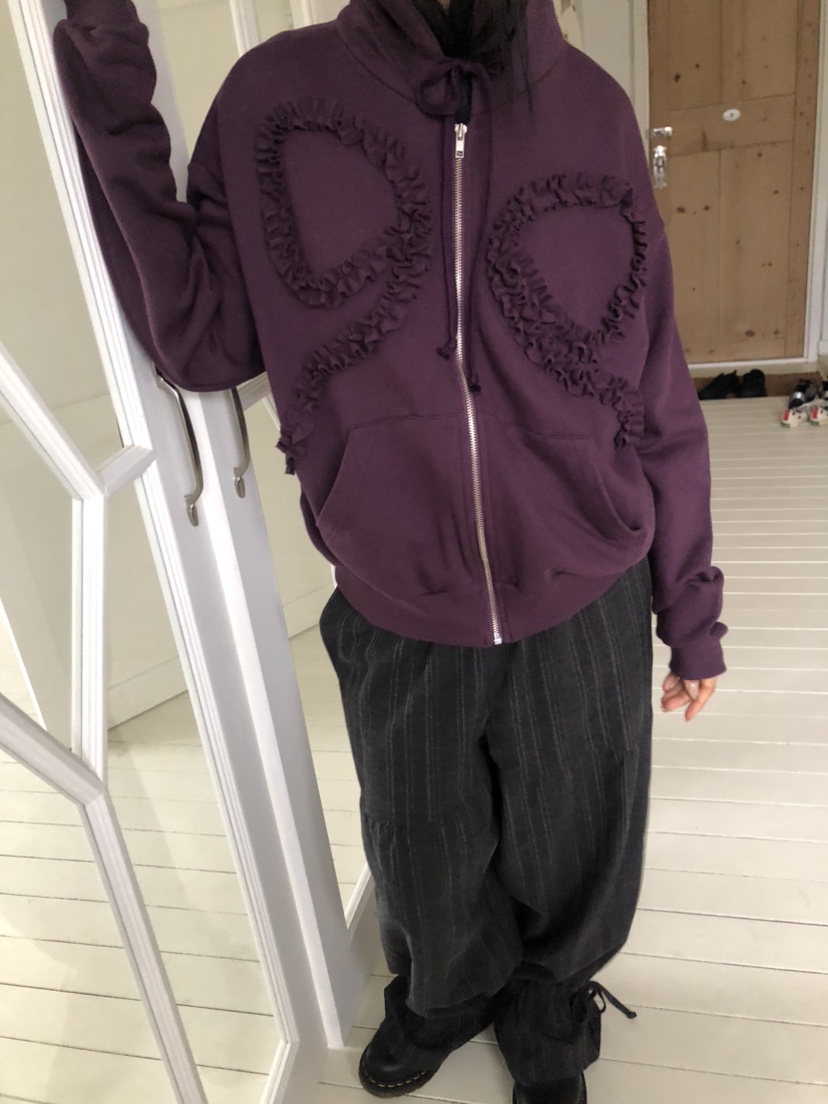 FLASH韓國直郵㊣女裝新款25秋冬熱賣時尚職業人氣夾克拉鏈連帽FLASH夾克