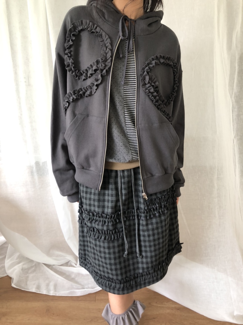 FLASH韓國直郵㊣女裝新款25秋冬熱賣時尚職業人氣夾克拉鏈連帽FLASH夾克