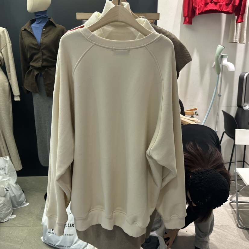 UNA/THE MAY韓國直郵㊣女裝新品職業25秋冬休閑推薦時尚衛衣THEMAY/UNA衛衣