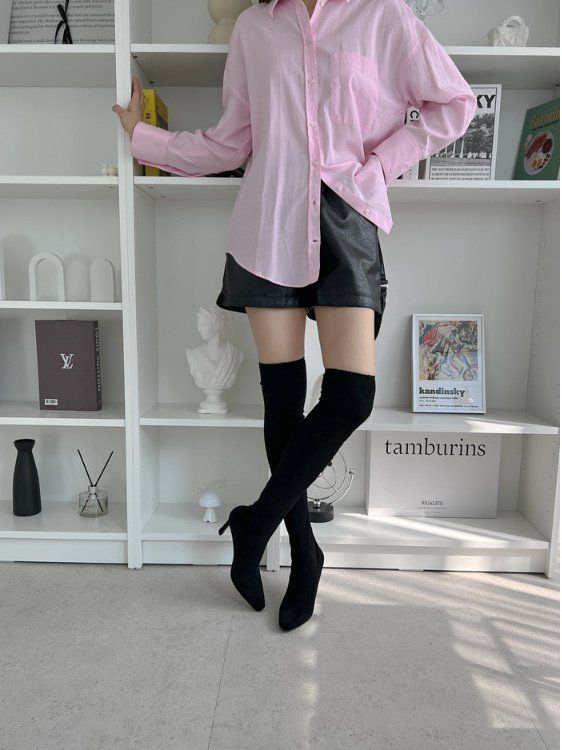 4K RUBY韓國直郵㊣女士新品人氣休閑25秋冬真品推薦熱賣靴子4K RUBY靴子