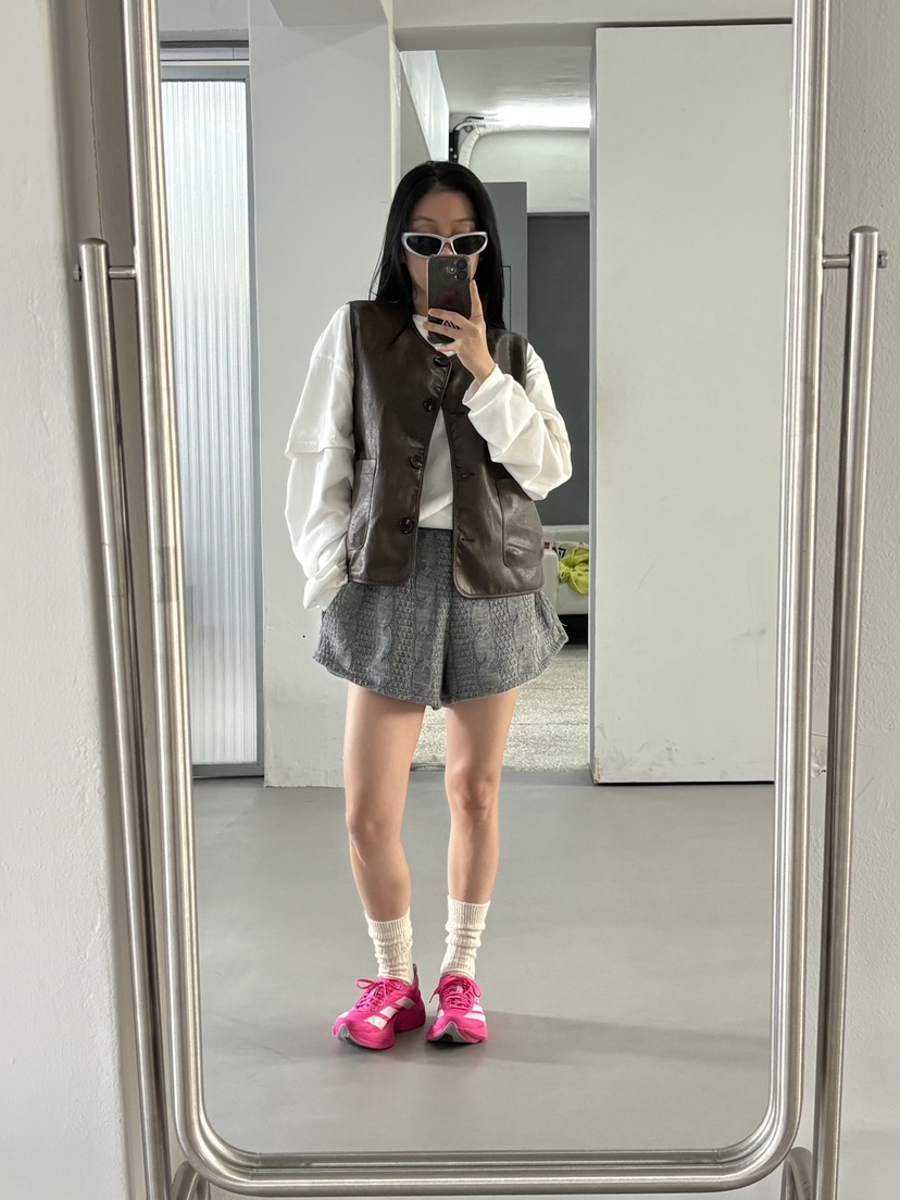 FRANC—L韓國代購㊣女裝新品時尚人氣真品推薦熱賣25秋冬短褲FRANC短褲
