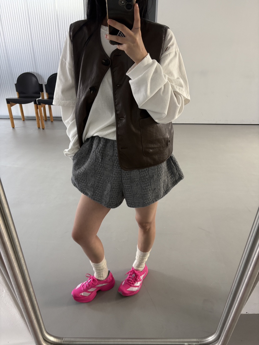 FRANC—L韓國代購㊣女裝新品時尚人氣真品推薦熱賣25秋冬短褲FRANC短褲