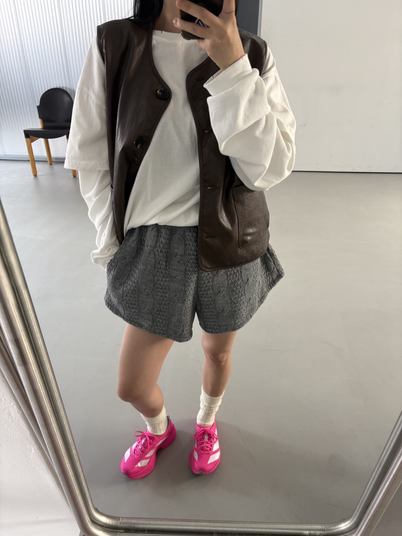 FRANC—L韓國代購㊣女裝新品時尚人氣真品推薦熱賣25秋冬短褲FRANC短褲圖色3