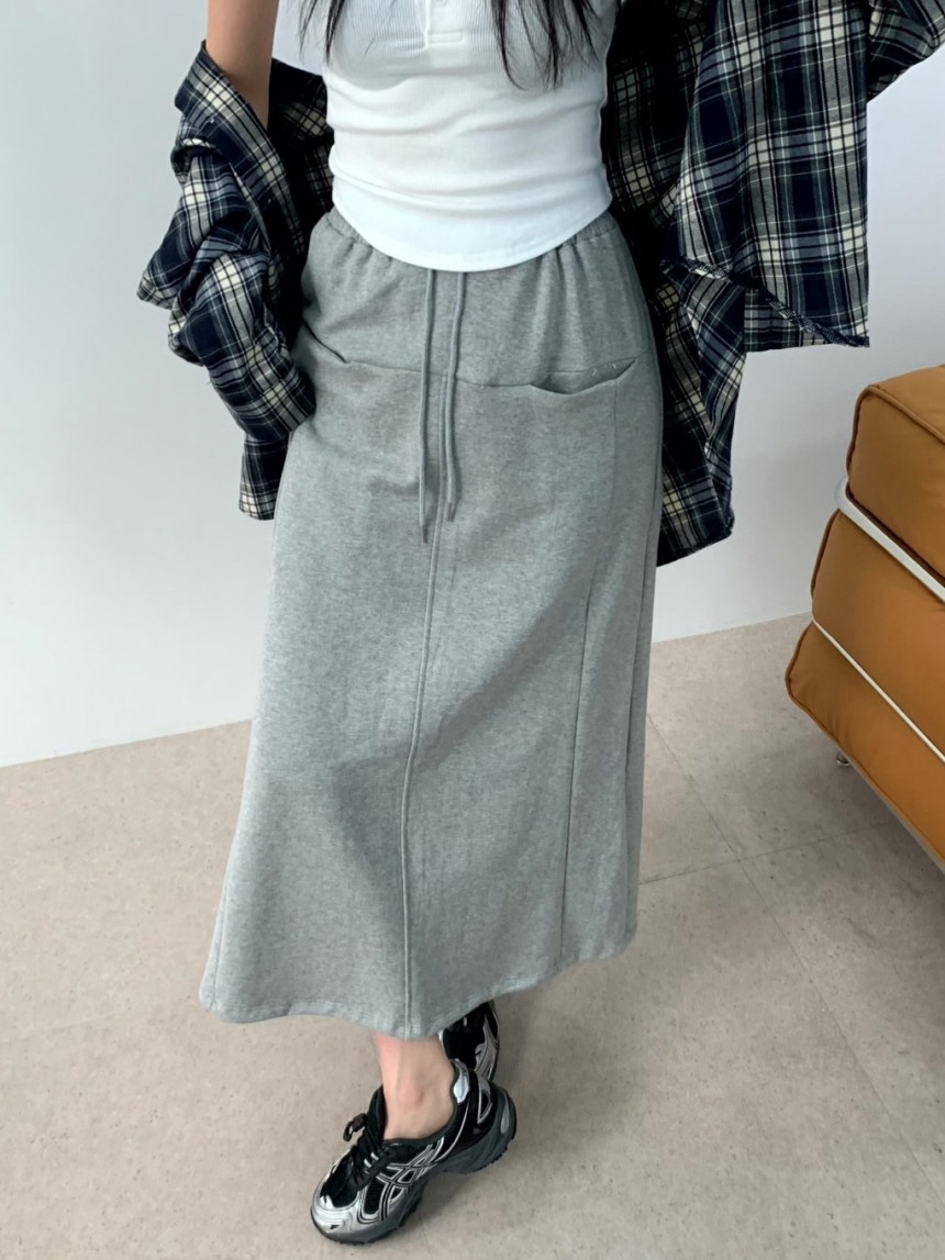 EOMPIT韓國代購㊣女士新款職業真品人氣時尚推薦25秋冬長裙EOMPIT長裙圖色1