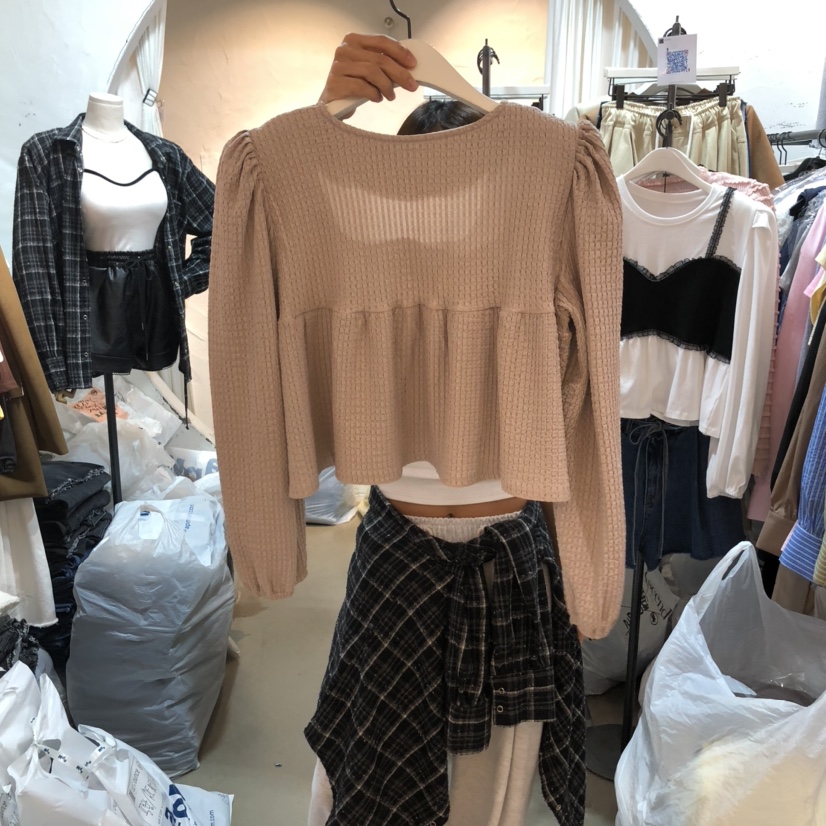 OZ東大門㊣代購女士新品推薦25秋冬休閑職業人氣襯衫蕾絲衫OZ.ounce襯衫/蕾絲衫