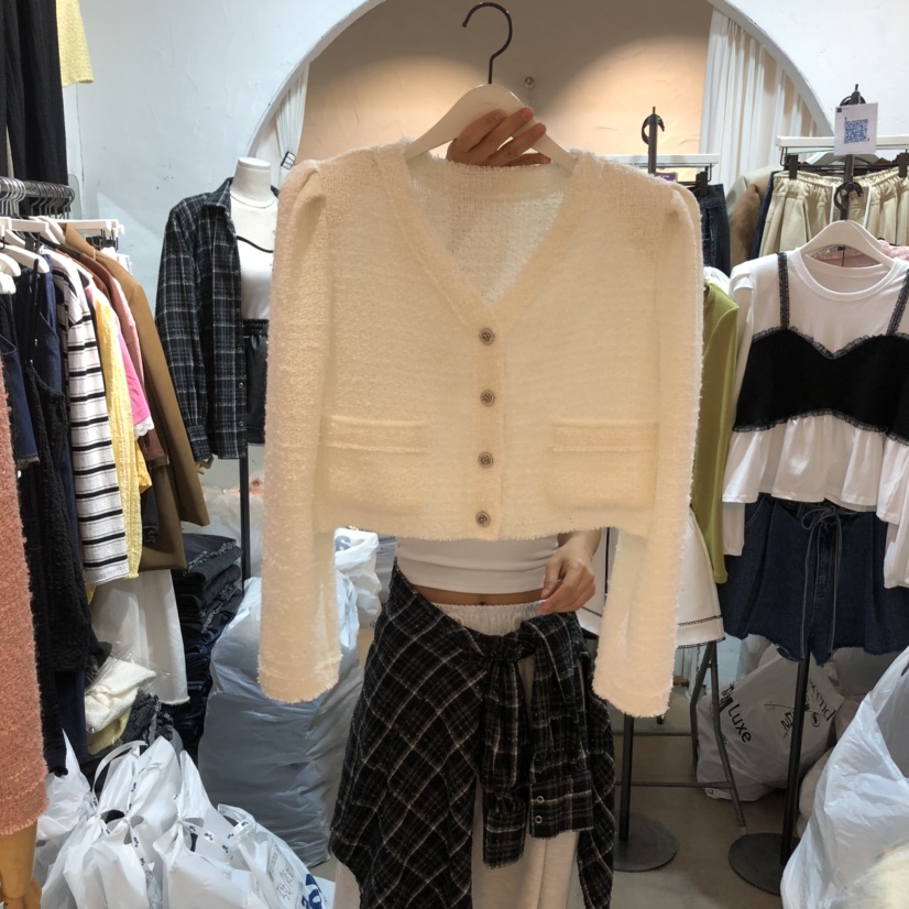 OZ東大門㊣實拍女士新品休閑熱賣人氣25秋冬職業夾克粗花呢OZ.ounce夾克圖色3
