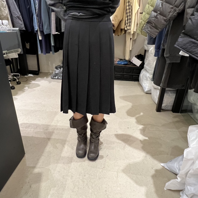 SELF SERVICE韓國代購㊣女士新品25秋冬推薦真品半身裙中短裙SELF SERVICE半身裙/中短裙圖色2