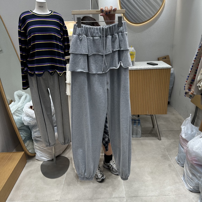 NEAR韓國代購㊣女裝新品熱賣時尚推薦25秋冬休閑真品職業裙褲NEAR裙褲圖色2