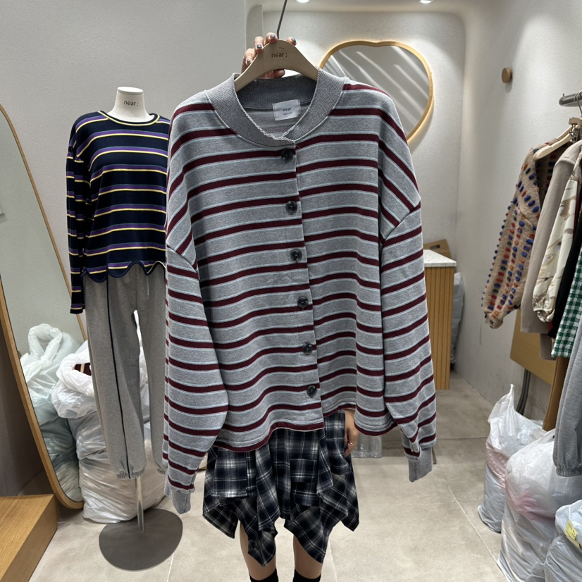 NEAR東大門㊣直郵女士新品休閑真品推薦時尚25秋冬夾克開衫NEAR夾克圖色1