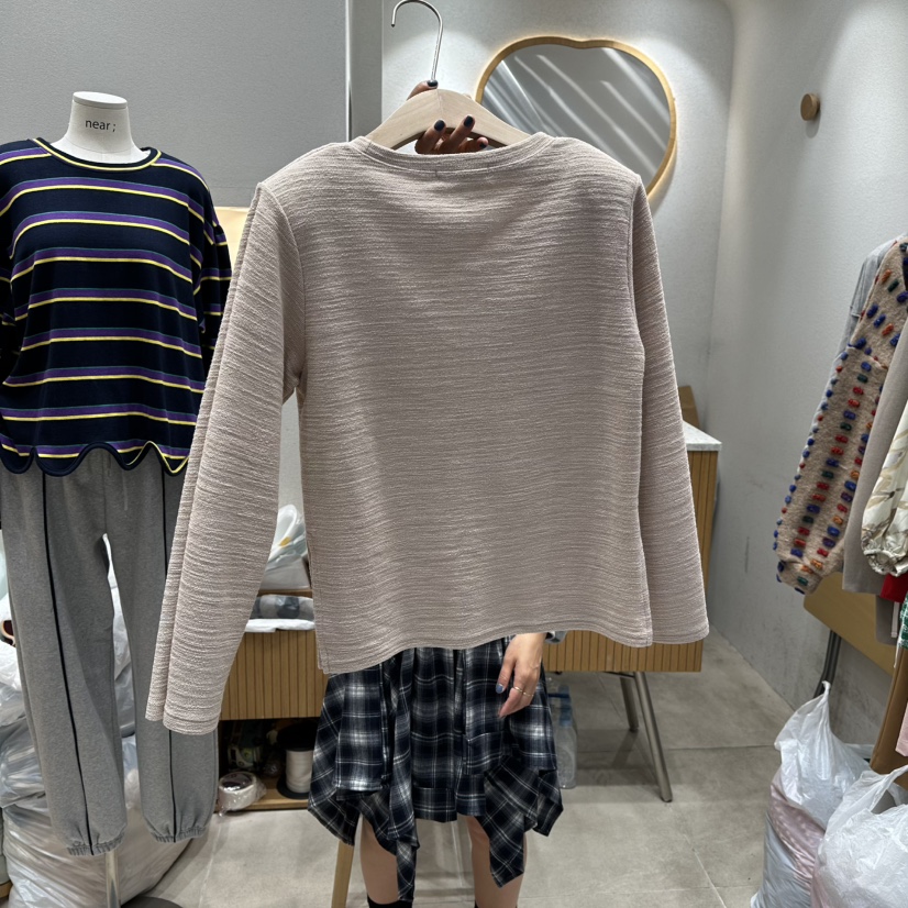 NEAR東大門㊣實拍女裝新品推薦熱賣時尚人氣真品職業長袖T恤NEAR長袖T恤