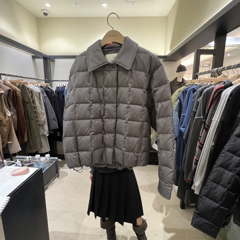 SELF SERVICE韓國直郵㊣女裝新品真品25秋冬短款羽絨服鴨絨SELF SERVICE短款羽絨服圖色2