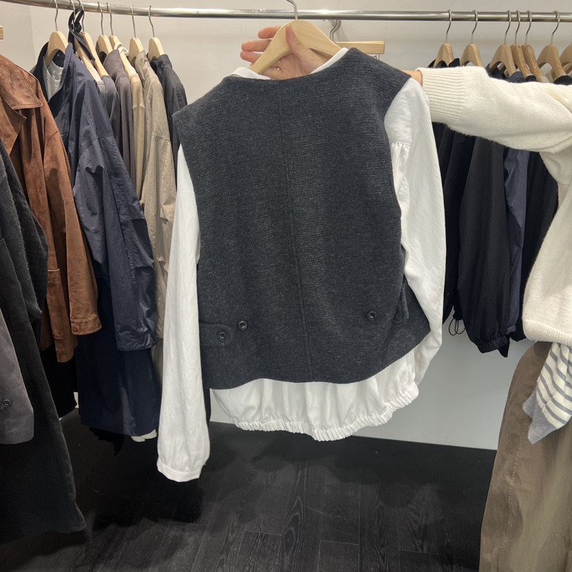 TAFFETA東大門㊣代購女裝新品熱賣真品職業休閑馬甲不含內搭TAFFETA馬甲