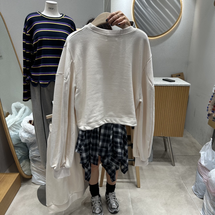NEAR韓國直郵㊣女士新品25秋冬熱賣時尚休閑真品人氣推薦衛衣NEAR衛衣