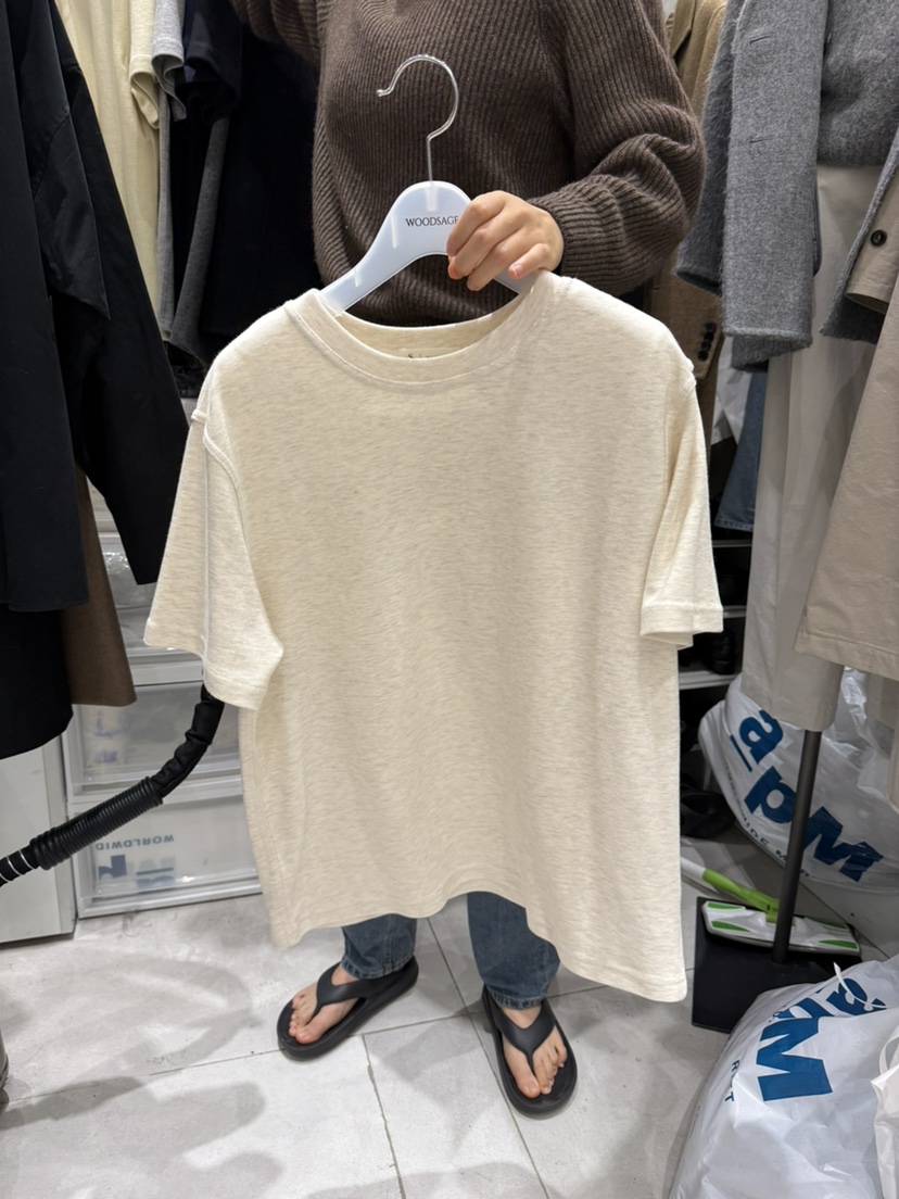 WOOD SAGE東大門㊣實拍女士新品真品25秋冬休閑人氣推薦T恤WOOD SAGET恤圖色2