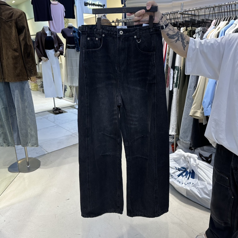 A2/D2韓國直郵㊣女士新品休閑25秋冬推薦熱賣真品人氣牛仔褲A2/D2牛仔褲圖色2