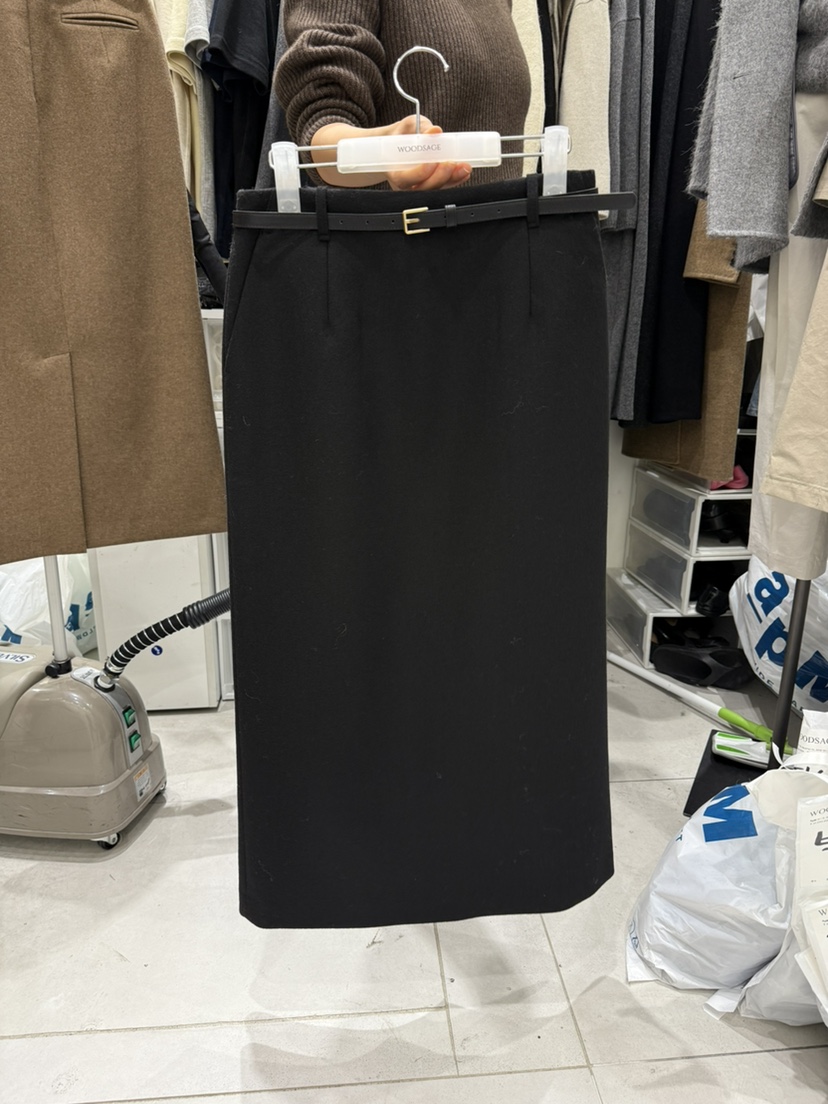 WOOD SAGE韓國代購㊣女裝新品時尚真品推薦人氣長裙含腰帶WOOD SAGE長裙圖色3