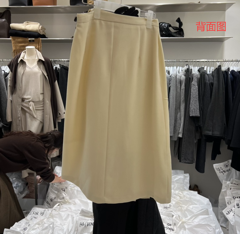 WOOD SAGE韓國直郵㊣女裝新款25秋冬半身裙中短裙百褶褶裙WOOD SAGE半身裙/中短裙圖色3