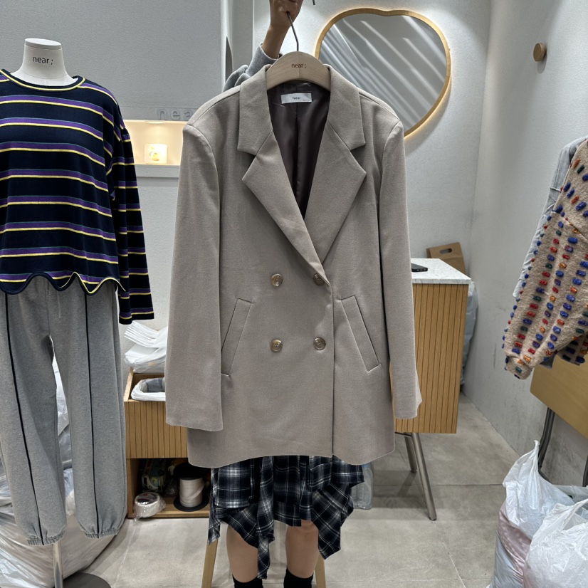 NEAR東大門㊣實拍女士新品人氣推薦真品時尚熱賣休閑25秋冬夾克NEAR夾克圖色1