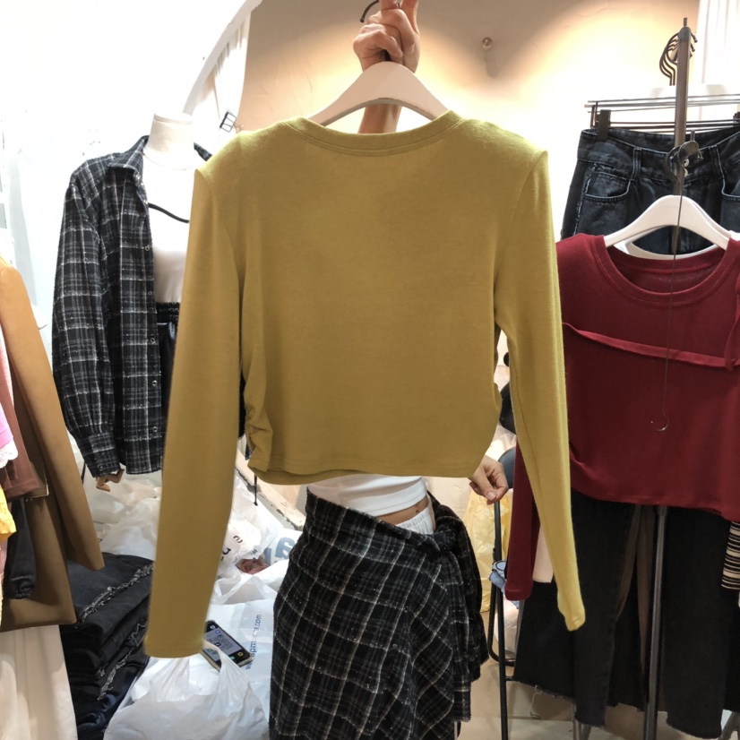 OZ東大門㊣代購女裝新品職業熱賣真品25秋冬休閑時尚長袖T恤OZ.ounce長袖T恤