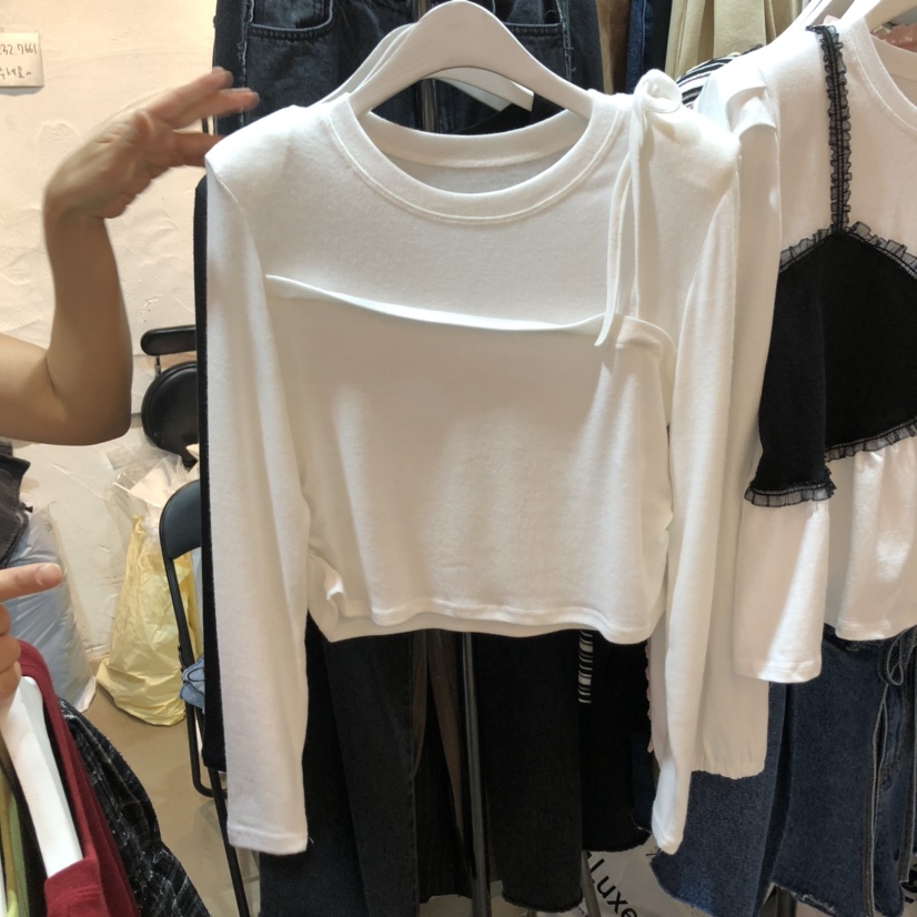 OZ東大門㊣代購女裝新品職業熱賣真品25秋冬休閑時尚長袖T恤OZ.ounce長袖T恤圖色3