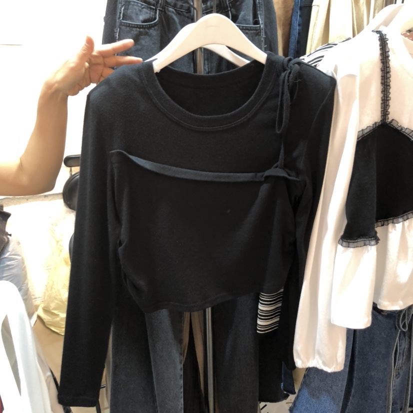 OZ東大門㊣代購女裝新品職業熱賣真品25秋冬休閑時尚長袖T恤OZ.ounce長袖T恤圖色4