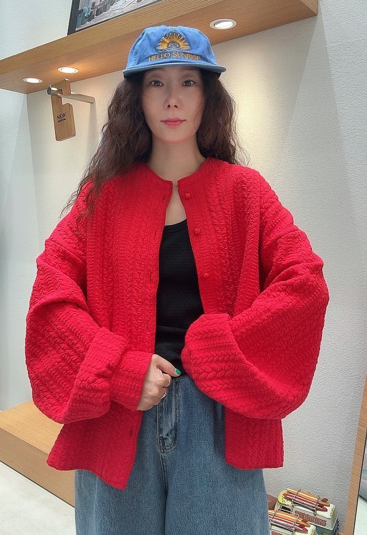 NEAR韓國代購㊣女裝新款25秋冬人氣熱賣職業真品針織衫開衫NEAR針織衫圖色2