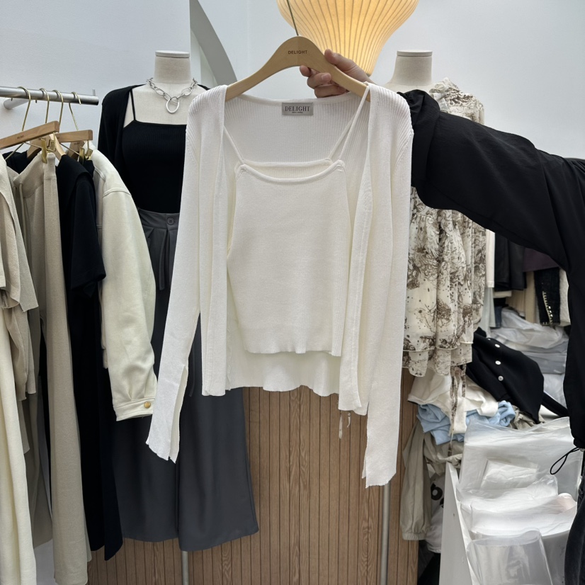 DELIGHT-Q東大門㊣直郵女士新品熱賣25秋冬休閑套裝兩件套DELIGHT-Q套裝圖色1