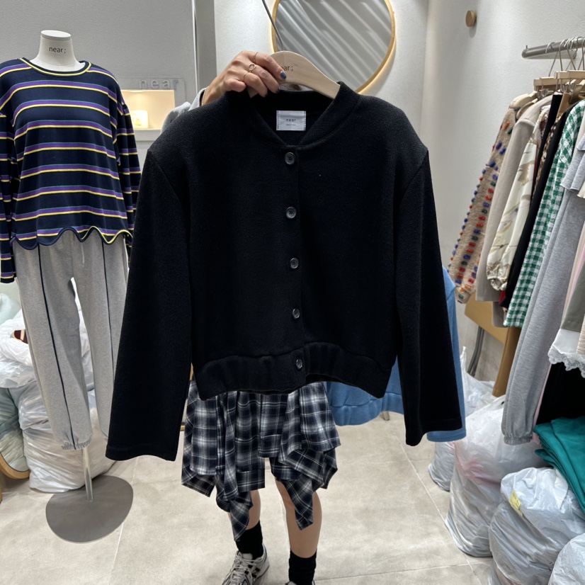 NEAR東大門㊣代購女裝新款熱賣休閑職業時尚人氣25秋冬夾克棉NEAR夾克圖色2