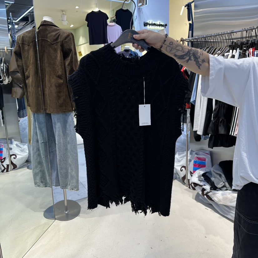 A2/D2韓國直郵㊣女裝新品25秋冬休閑人氣職業吊帶背心復古A2/D2吊帶/背心圖色3