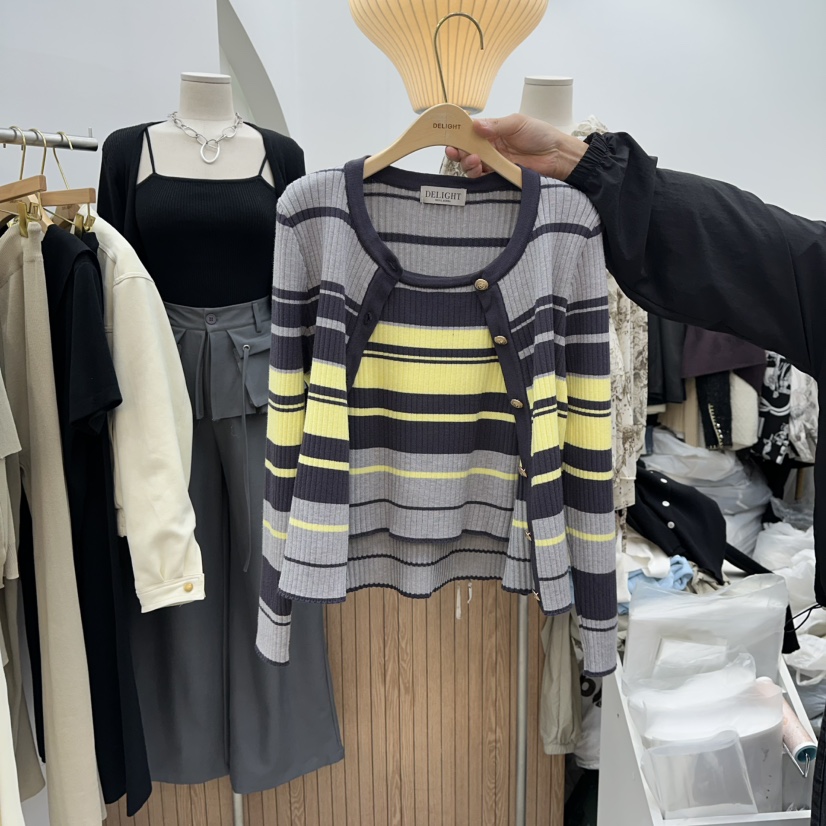 DELIGHT-Q韓國直郵㊣女裝新品真品25秋冬熱賣推薦套裝兩件套DELIGHT-Q套裝圖色2