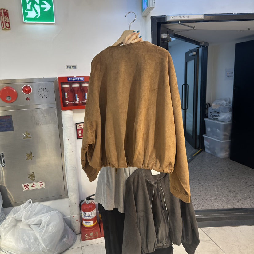 HARU韓國代購㊣女裝新品熱賣職業人氣25秋冬推薦夾克絨面革HARU夾克