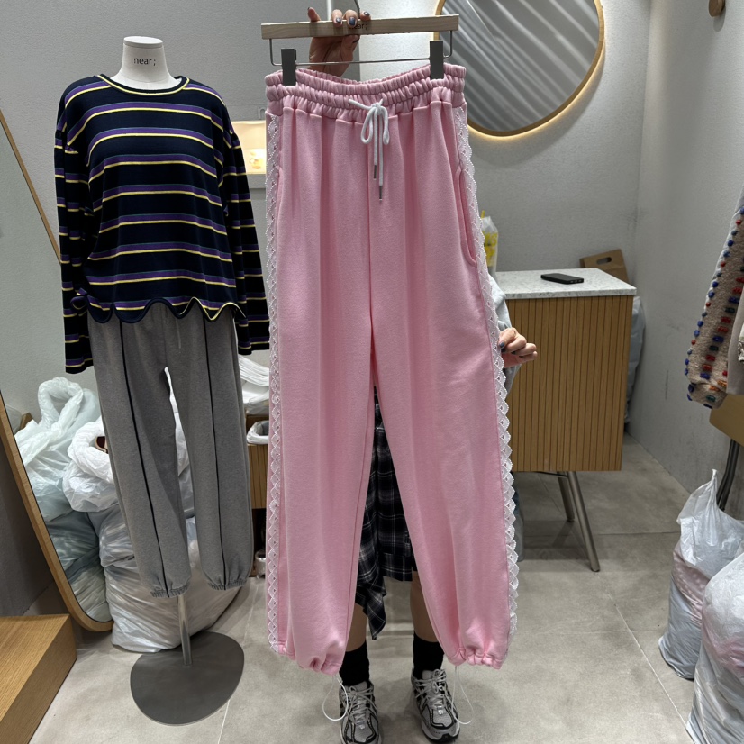 NEAR韓國直郵㊣女士新品休閑熱賣職業真品時尚推薦人氣休閑褲NEAR休閑褲圖色1