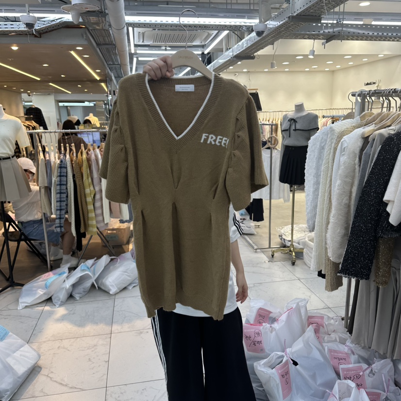 空東大門㊣實拍女士新品真品人氣推薦時尚休閑25秋冬連衣裙空連衣裙圖色2