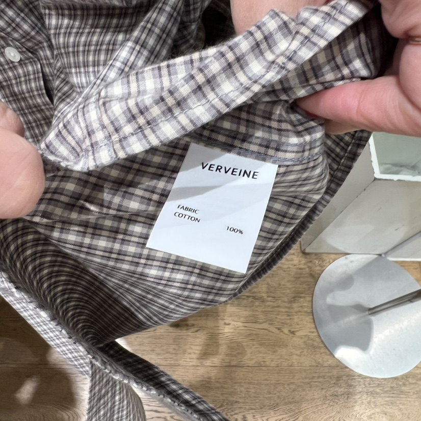 VERVEINE東大門㊣代購女裝新款真品人氣25秋冬襯衫蕾絲衫絲絨VERVEINE襯衫/蕾絲衫