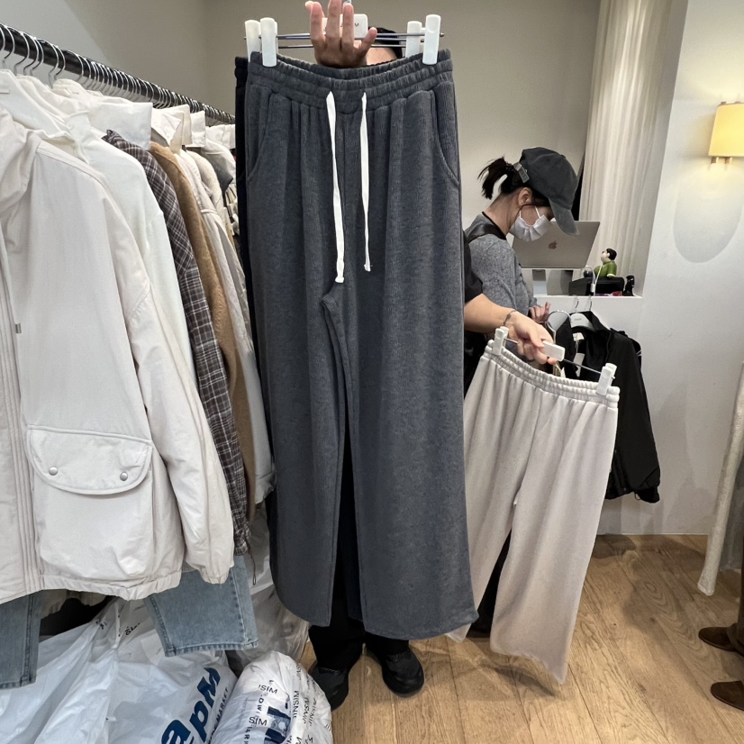 JINSIM東大門㊣代購女裝新款休閑推薦人氣熱賣職業休閑褲羊毛JINSIM休閑褲圖色2
