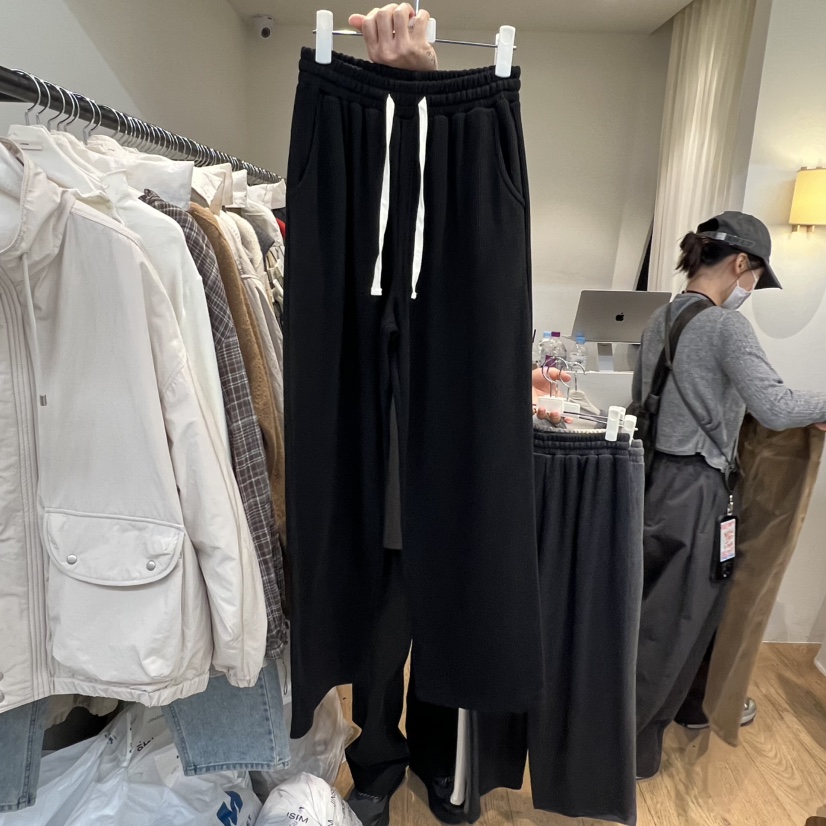 JINSIM東大門㊣代購女裝新款休閑推薦人氣熱賣職業休閑褲羊毛JINSIM休閑褲圖色4