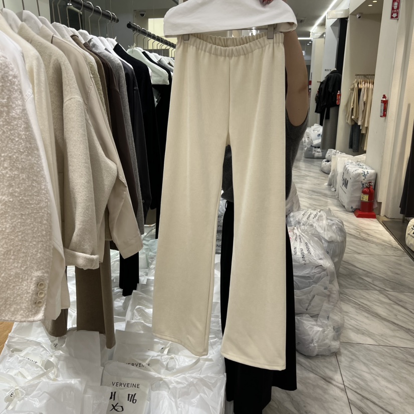 VERVEINE東大門㊣直郵女裝新品休閑真品推薦休閑褲燈芯絨絲絨VERVEINE休閑褲圖色1