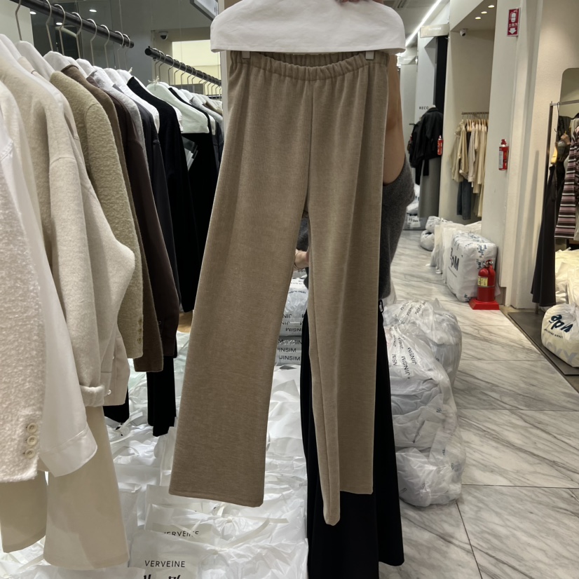 VERVEINE東大門㊣直郵女裝新品休閑真品推薦休閑褲燈芯絨絲絨VERVEINE休閑褲圖色2