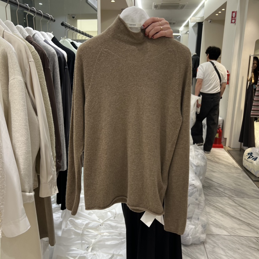 VERVEINE東大門㊣實拍女士新品休閑真品人氣25秋冬時尚針織衫VERVEINE針織衫圖色1
