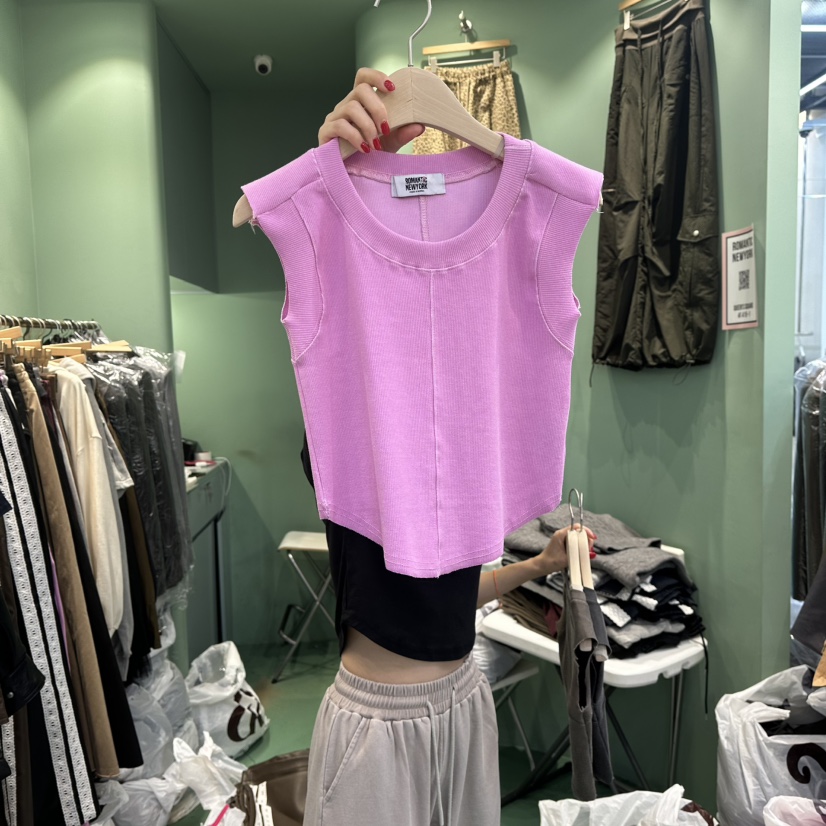 ROMANTIC NEWYORK韓國直郵㊣女裝新品真品時尚職業吊帶背心ROMANTIC NEWYORK吊帶/背心圖色1
