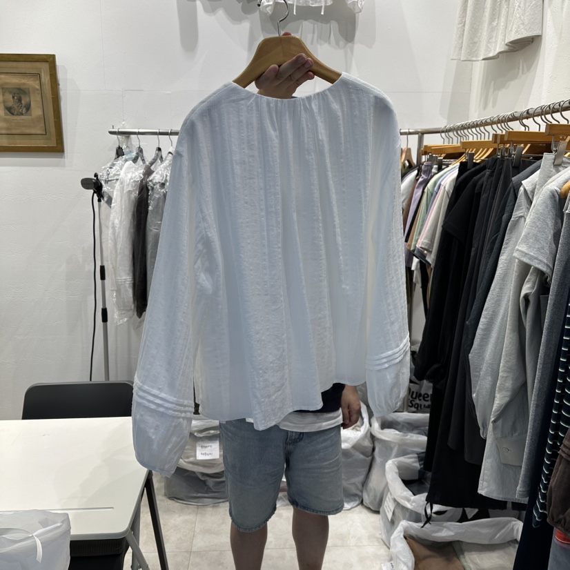 MODS-Q東大門㊣代購女士新款推薦25秋冬人氣職業襯衫蕾絲衫MODS-Q襯衫/蕾絲衫