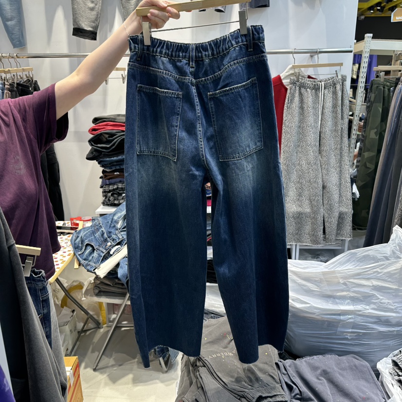 WASHBLUE東大門㊣實拍女裝新品熱賣推薦職業休閑人氣牛仔褲WASHBLUE牛仔褲