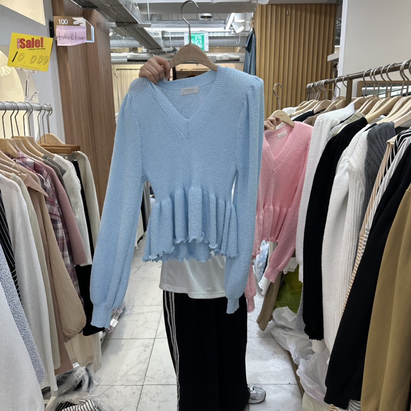 空東大門㊣代購女士新品25秋冬熱賣時尚真品休閑推薦針織衫空針織衫圖色2