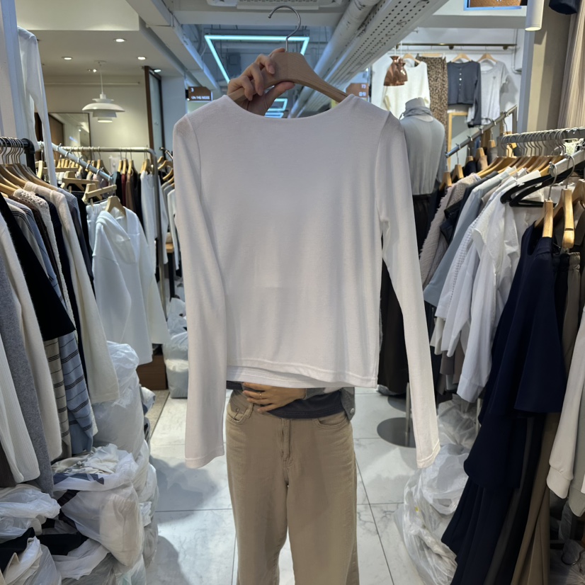 HARU韓國代購㊣女士新品休閑熱賣推薦真品職業時尚25秋冬長袖T恤HARU長袖T恤