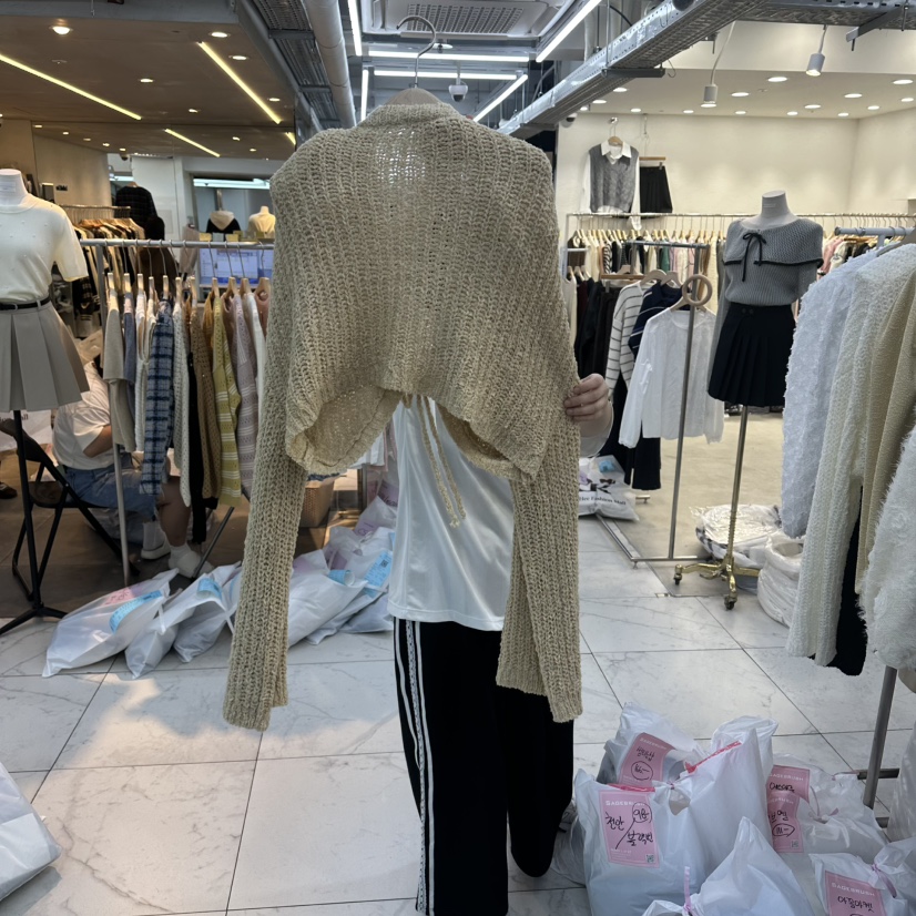 空韓國直郵㊣女裝新品時尚熱賣25秋冬真品人氣推薦職業針織衫空針織衫