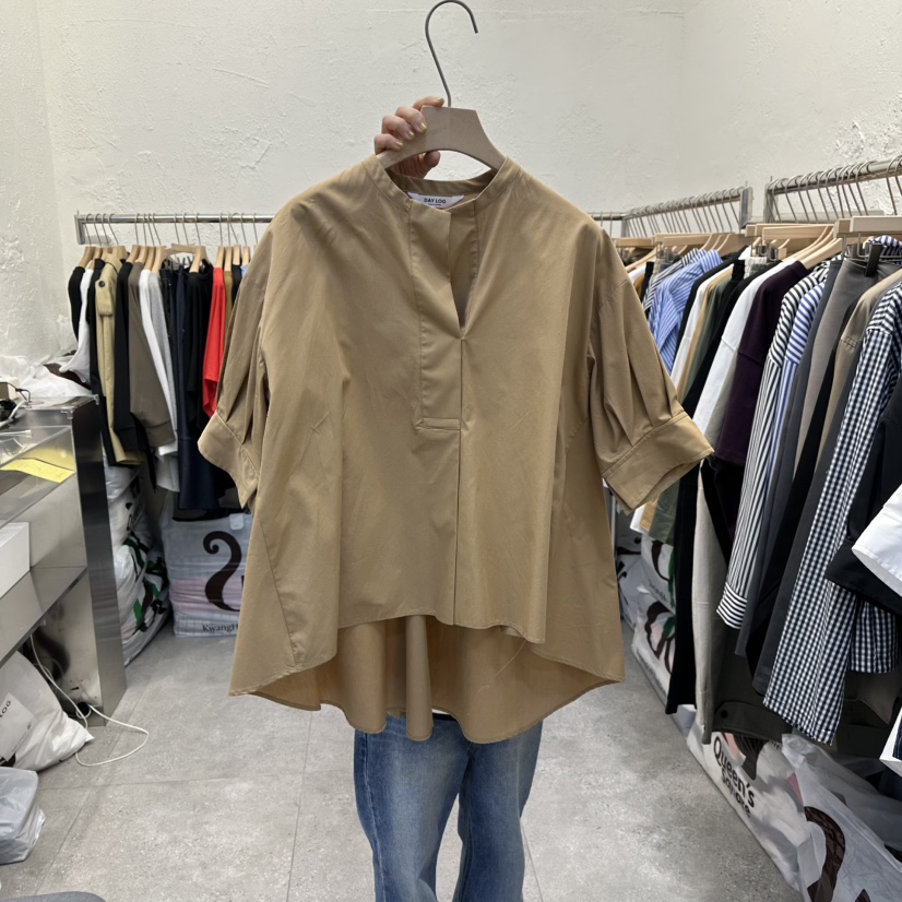 DA YLOG韓國代購㊣女裝新品休閑熱賣時尚職業25秋冬襯衫蕾絲衫DA YLOG襯衫/蕾絲衫圖色2
