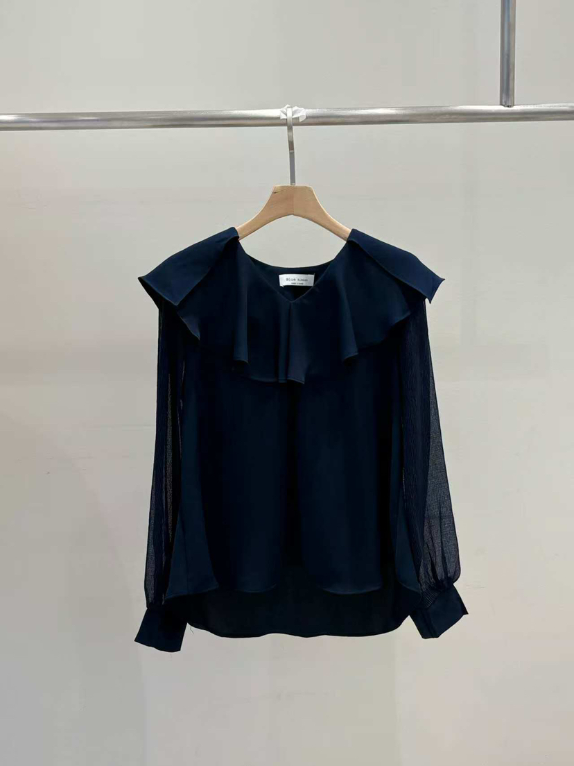 BLUE RIBBON韓國直郵㊣女士新款真品職業熱賣時尚襯衫蕾絲衫BLUE RIBBON襯衫/蕾絲衫圖色3