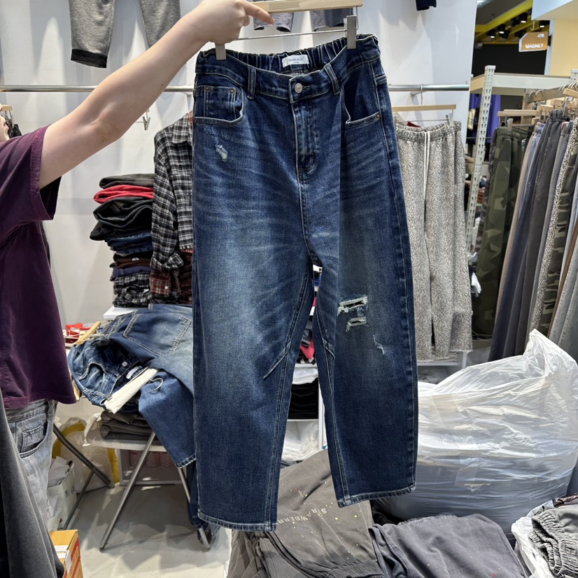 WASHBLUE東大門㊣直郵女裝新品推薦休閑熱賣時尚真品牛仔褲WASHBLUE牛仔褲圖色1