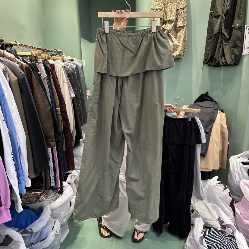 ROMANTIC NEWYORK東大門㊣代購女士新品熱賣25秋冬裙褲荷葉邊ROMANTIC NEWYORK裙褲
