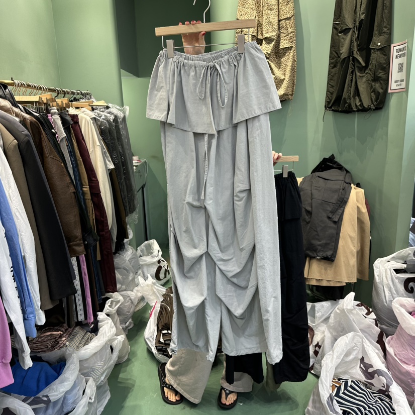 ROMANTIC NEWYORK東大門㊣代購女士新品熱賣25秋冬裙褲荷葉邊ROMANTIC NEWYORK裙褲圖色1